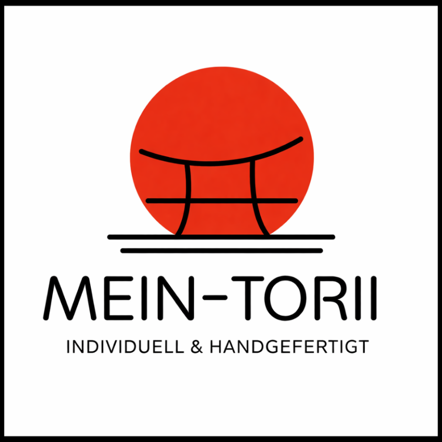 Shinmei-Torii aus traditionellem Holz, roter Lack, hochwertige Verarbeitung – Torii-Tor als Symbol für Reinheit und Schutz
