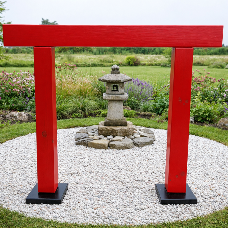 Shinmei Torii Shinmei Torii Beginn der Hölzernen Tore in Japan. Schlichtes und elegantes Torii